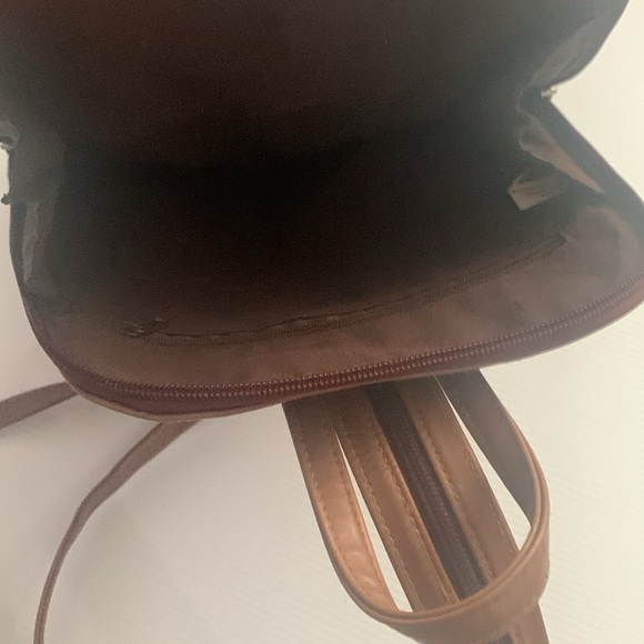 COPY - Via Roma nap sack/ purse vintage,brown - Picture 8 of 11